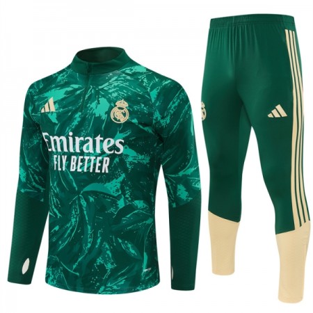 Real Madrid Trainings Sweatshirt Kvarts-Dragkedja 2026-27 Grön