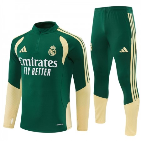 Real Madrid Trainings Sweatshirt Kvarts-Dragkedja 2026-27 Grön Real Madrid Trainings Sweatshirt Kvarts-Dragkedja 2026-27 Grön