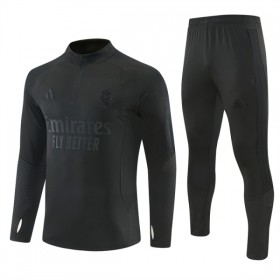 Real Madrid Trainings Sweatshirt Kvarts-Dragkedja 2026-27 Svart