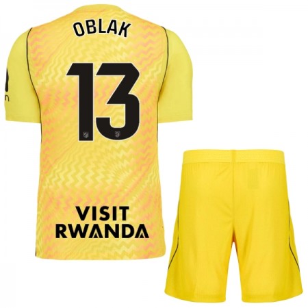 Atlético Madrid Oblak 13 Matchtröjor Målvakt Barn 2026-27 Gul Atlético Madrid Oblak 13 Matchtröjor Målvakt Barn 2026-27 Gul