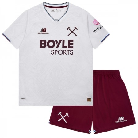 West Ham United Matchtröjor Barn Borta Fotbollströja 2026-27 West Ham United Matchtröjor Barn Borta Fotbollströja 2026-27