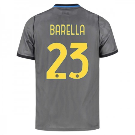 Inter Milan Barella 23 Matchtröjor Tredje Fotbollströja 2026-27 Inter Milan Barella 23 Matchtröjor Tredje Fotbollströja 2026-27