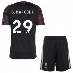 Liverpool B. Barcola 29 Matchtröjor Barn Tredje Fotbollströja 2026-27