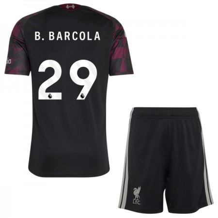 Liverpool B. Barcola 29 Matchtröjor Barn Tredje Fotbollströja 2026-27 Liverpool B. Barcola 29 Matchtröjor Barn Tredje Fotbollströja 2026-27