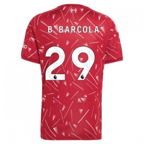 Liverpool B. Barcola 29 Matchtröjor Hemma Fotbollströja 2026-27